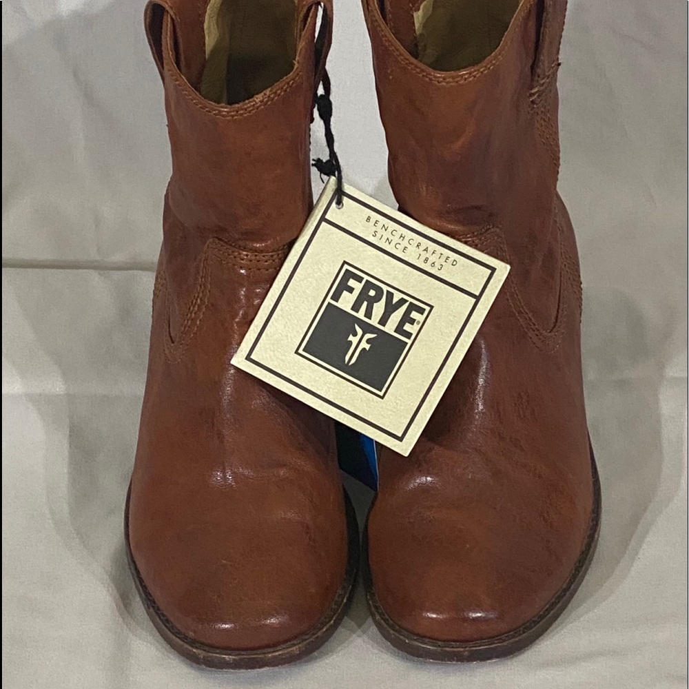 Frye Cognac ankle boots